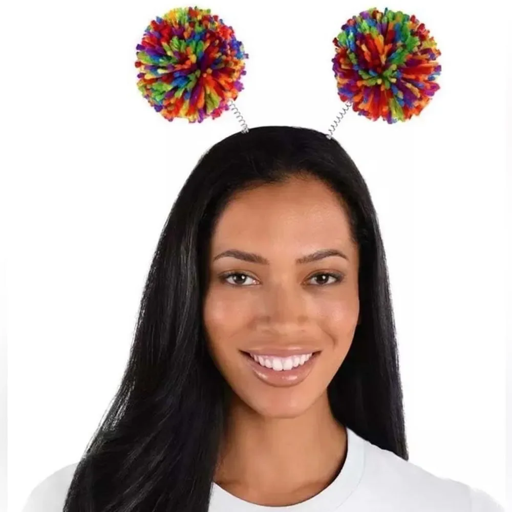 Halloween Bundle Clown Circus T-shirt's, Pom Pom headband and Derby Hat - Picture 6 of 9